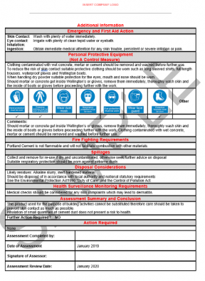 COSHH Assessments Pack | Seguro