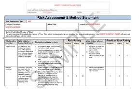 Risk Assessment & Method Statement For Floor Tiling | Seguro