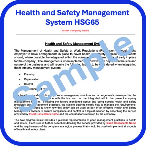 Health and safety management system HSG65