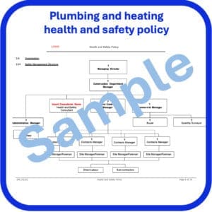 Plumbing heating health and safety policy